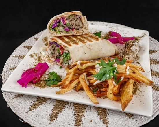 Spicy Beef Shawarma Wrap