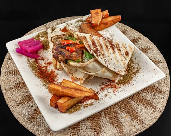 Spicy Chicken Shawarma Wrap